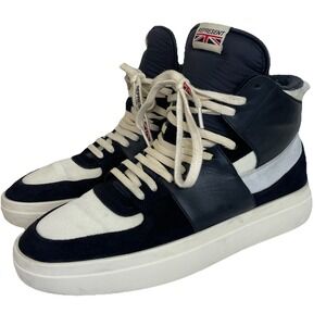 Represent Alpha High Top Shoe Basketball Sneaker  Black / White Mens 13 / UK 12
